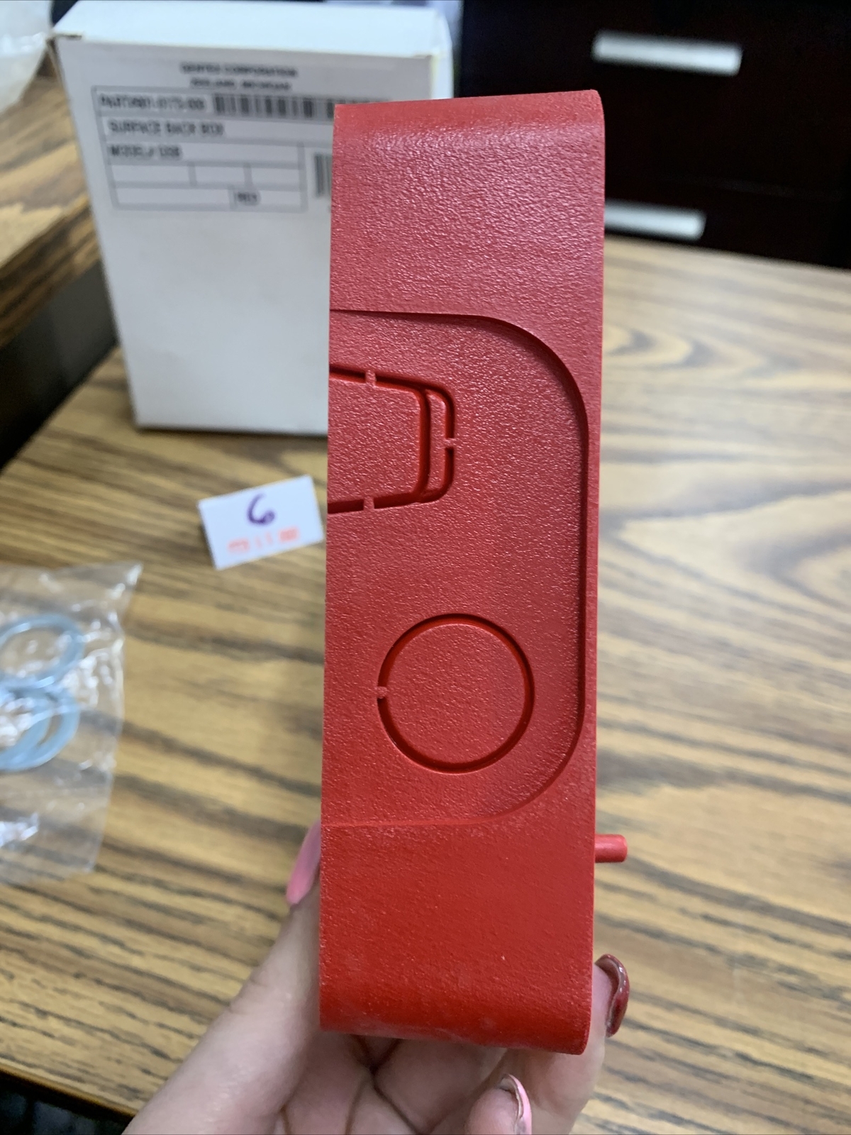 Gentex 901-0173-000 Back Box Model GSB RED