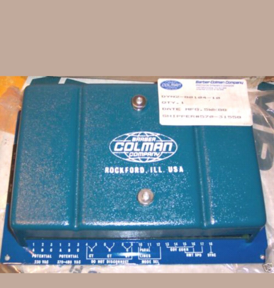 NOS ISOCHRONOUS DYN2-80104-10 BARBER COLMAN GOVERNOR LOAD SHARING CONTROL