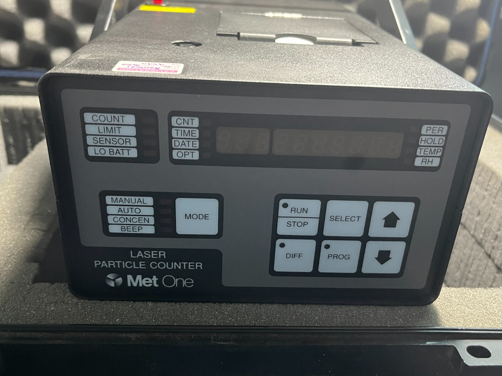 MET ONE 237A-.5-.1-1 LASER PARTICAL COUNTER P/N 2082815-01