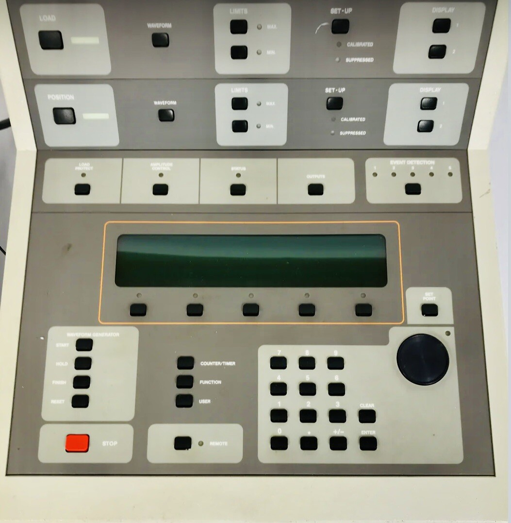 Instron 8500 series control panel 12.5 firmware