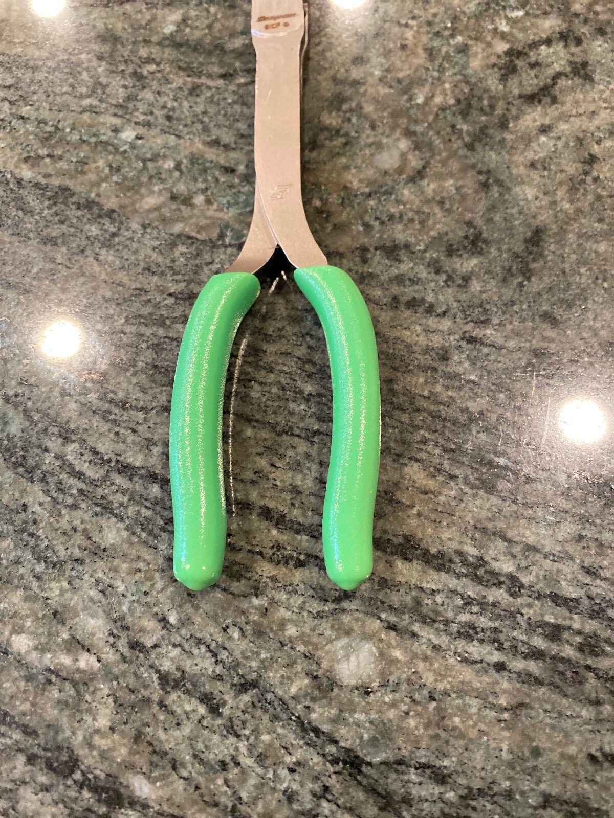 Snap On 61cf 8″ talon grip duck bill pliers green new