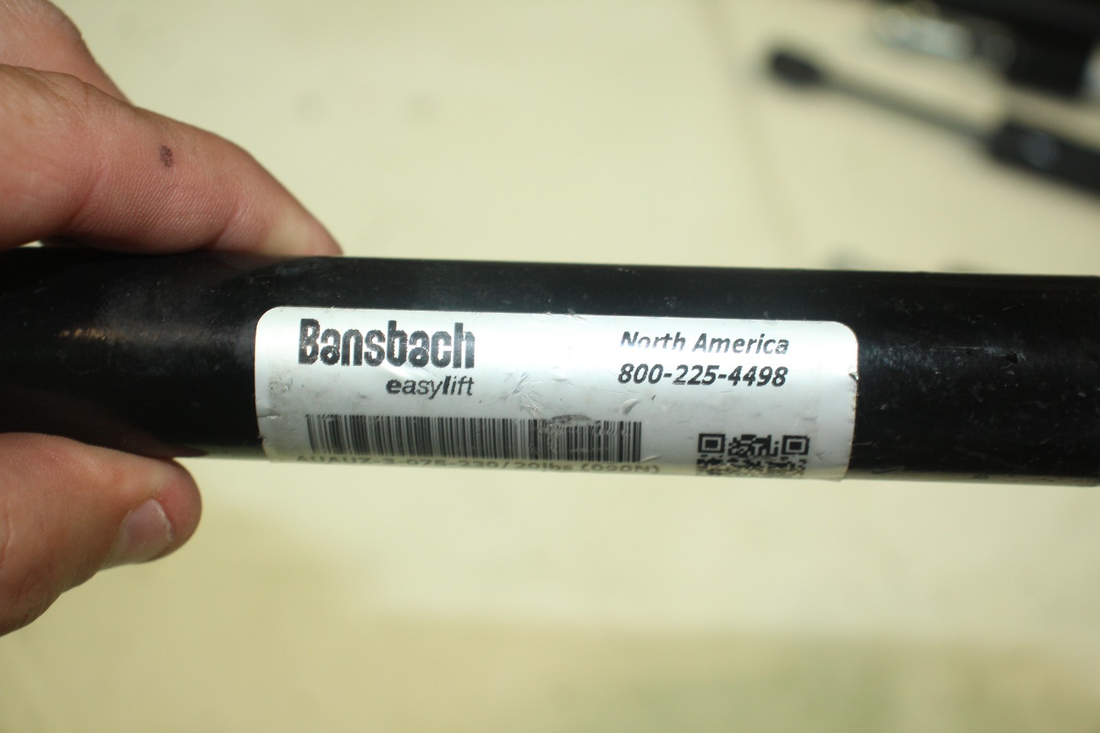 Bansbach EasyLift Gas Spring AUAUZ-3-075-230 20LBS