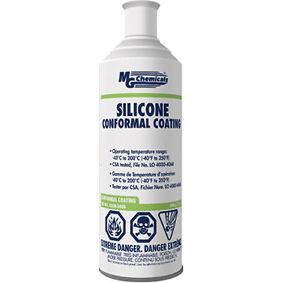 MG Chemicals 422B-4L Conformal Coating – UV Indicator – Silicone – Clear – Bo…