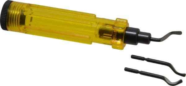 Shaviv 155-29078 Hand Deburring Tool Set: 4 Pc, HSS Blade Type E100, E200 & E300