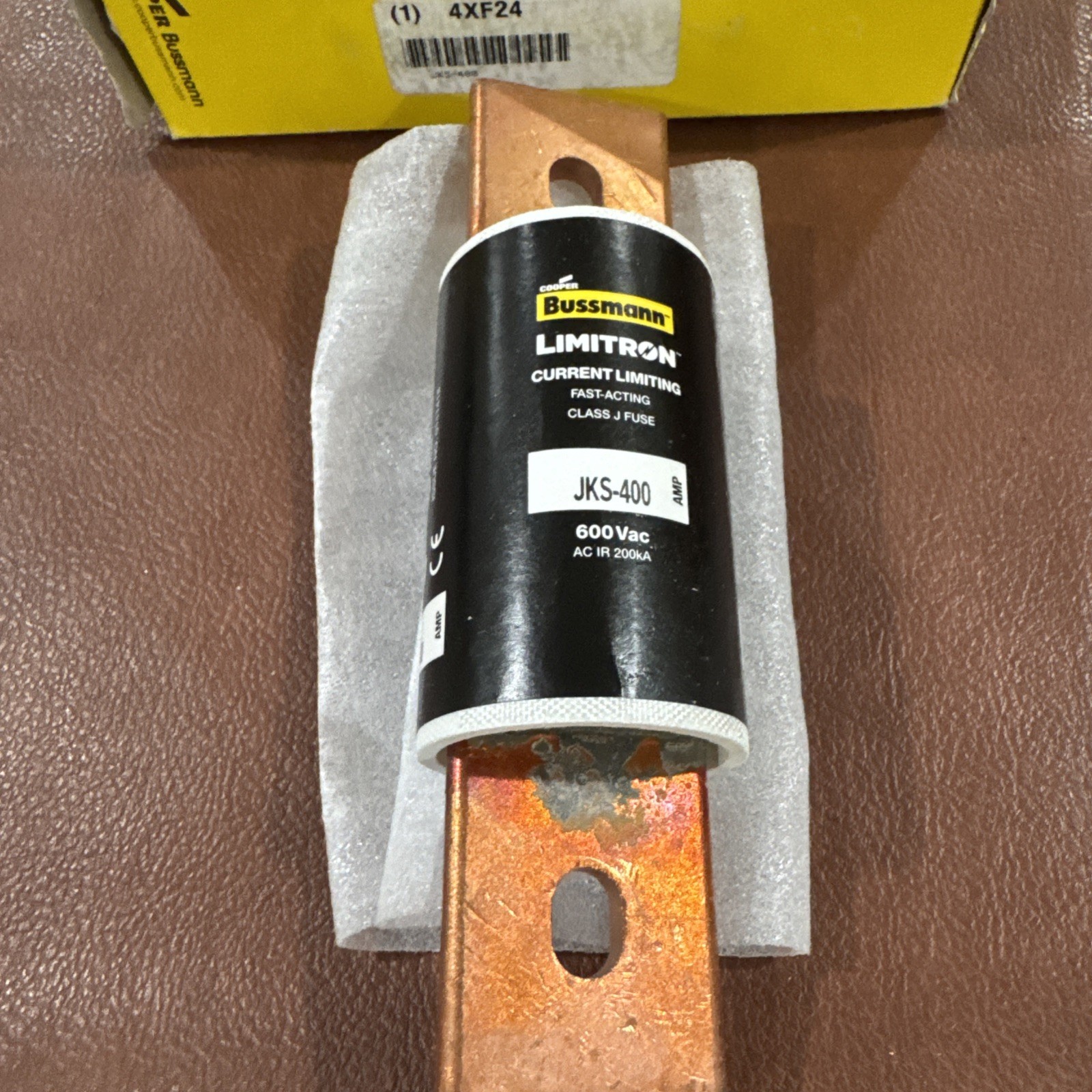 NEW OLD STOCK! COOPER BUSSMANN EATON 350A LIMITRON FAST ACTING FUSE JKS-400
