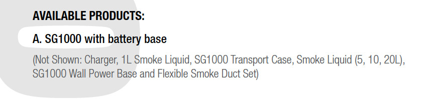 NEW! Lion/BullEx Smoke Generator 1000 SG1000 for Fireman Training in Hard Case