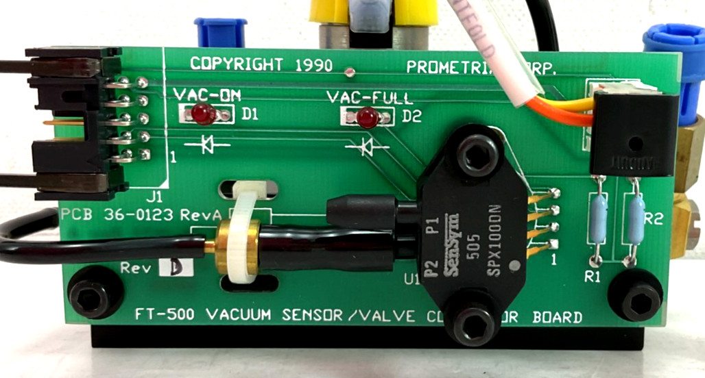 FT-500 PROMETRIX *UNUSED OLD STOCK* VACUUM SENSOR VALVE CONNECTOR BOARD
