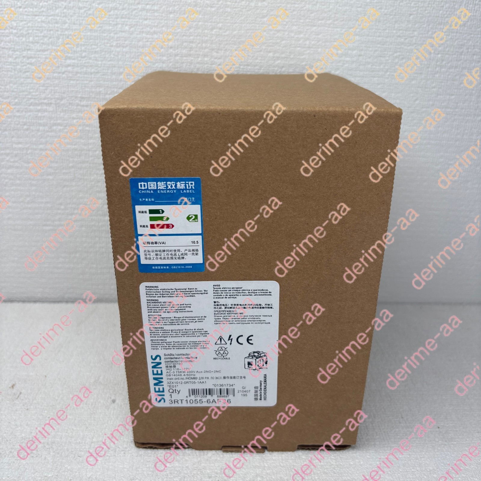 Siemens 3RT1055-6AF36 Contactor#1pcs new in box