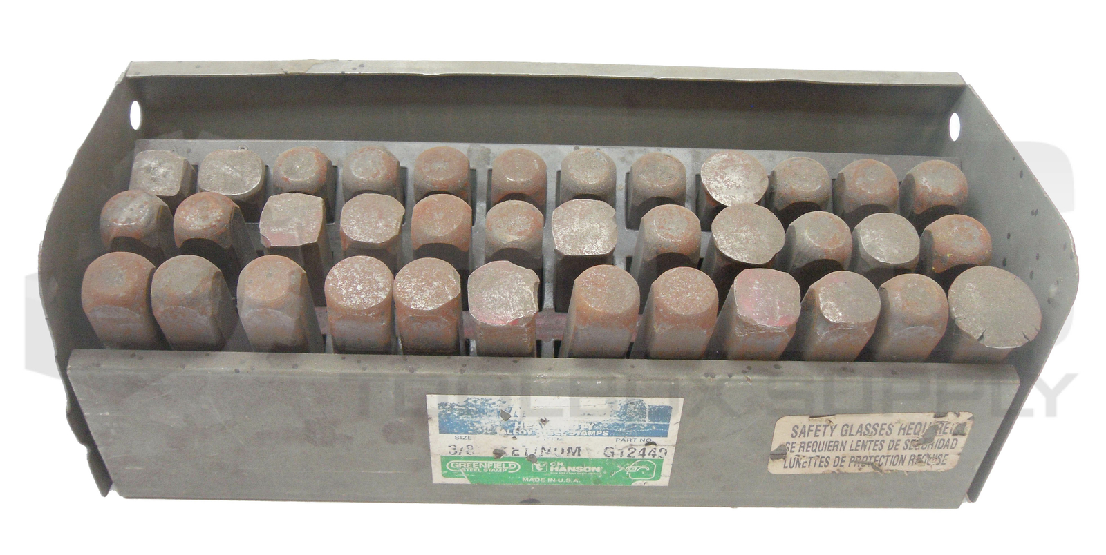 HANSON G12440 36 PIECE STEEL STAMP SET