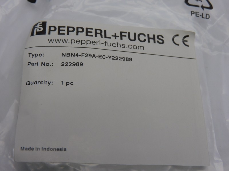 PEPPERL+FUCHS NBN4-F29A-E0-Y 222989 NSMP