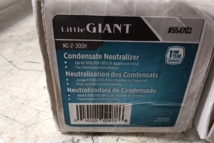 Little Giant NC-2-300H 2 Pk 1-3/8 In Connection 24 In L Condensate Neutralizer