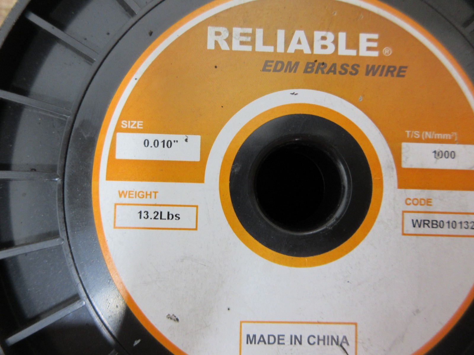 1999 BROTHER HS-5100 CNC EDM RELIABLE EDM BRASS WIRE WRB010132 0.010″ T/S 1000