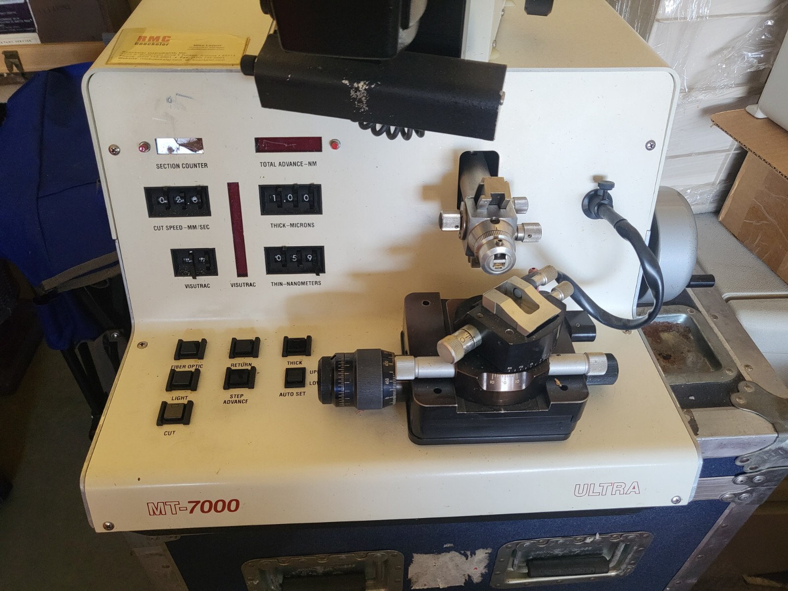 RMC MT-7000 ULTRA MICROTOMY CRYOBIOLOGY MICROTOME