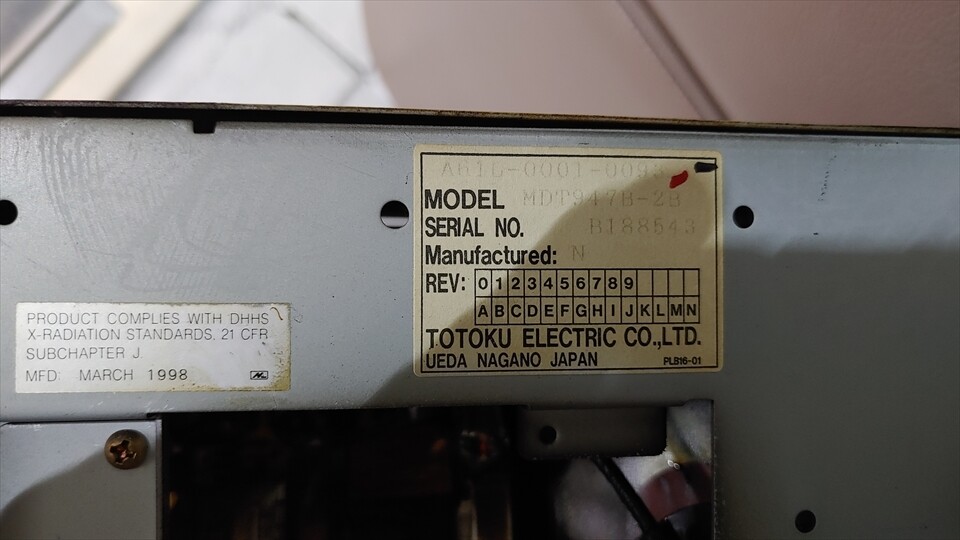 FANUC 160-T Operation panel CRT MDI Monitor control A02B-0120-C051