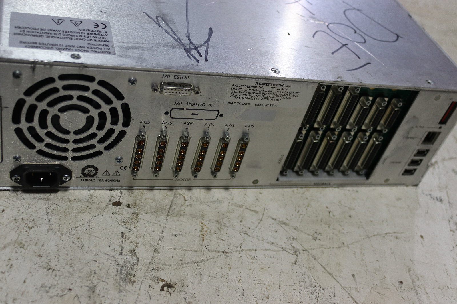 AEROTECH npaq A3200 Model NPAQ-A-40B-40B-40B RACK