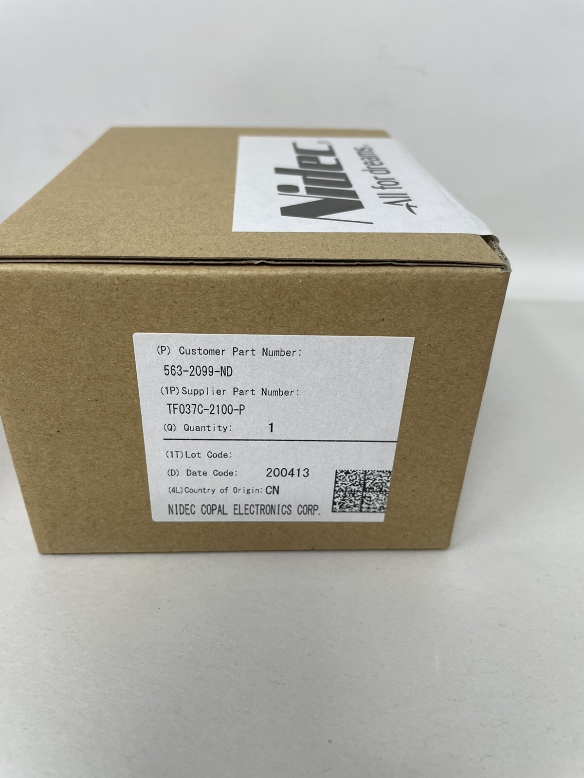 Nidec Copal TF037C-2100-P Micro Blower Kit NEW