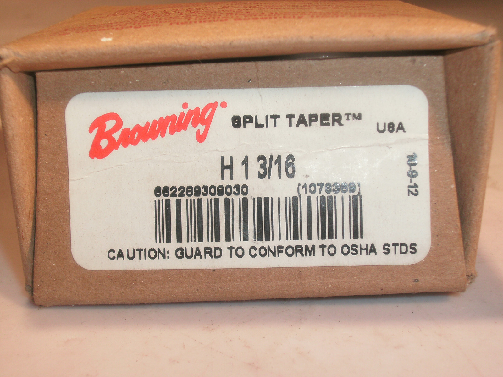 BROWNING H 1-3/16 BUSHING 1-3/16″ BORE 1078369 EMERSON LIEBERT B-1160S