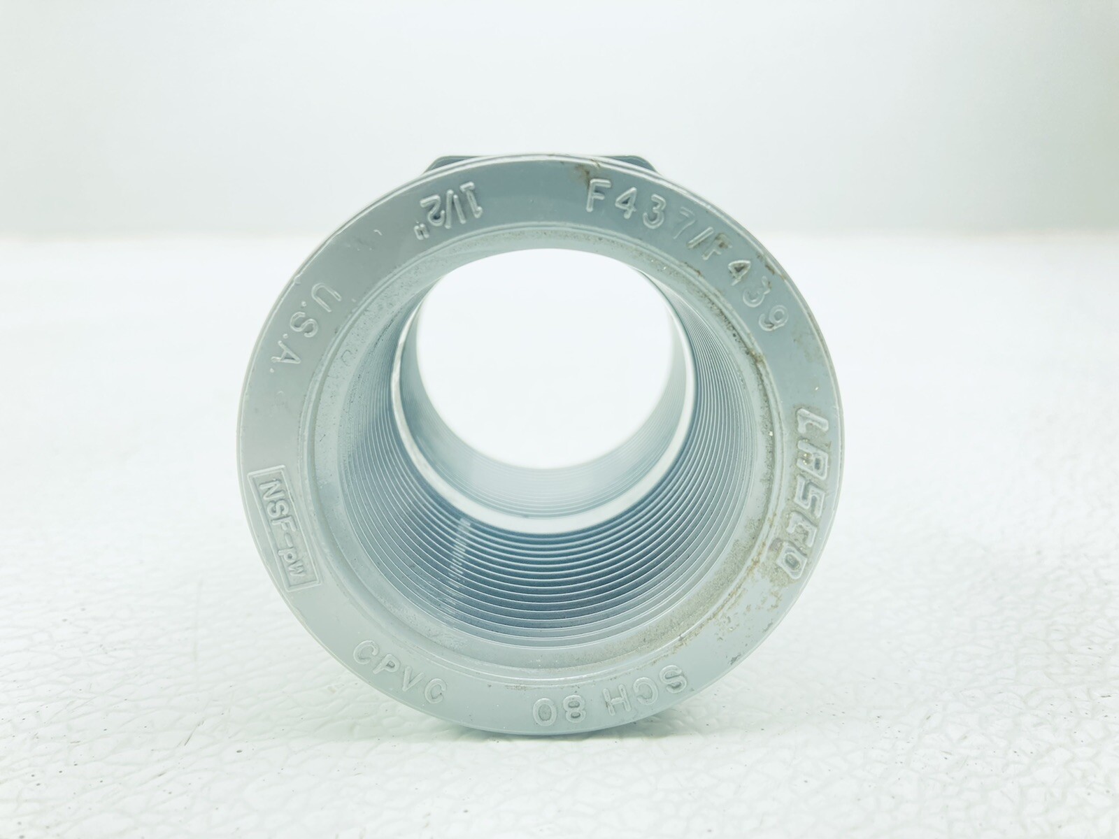 NEW LASCO F437/F439 1-1/2″ SCH 80 FEMALE ADAPTER CPVC BARREL