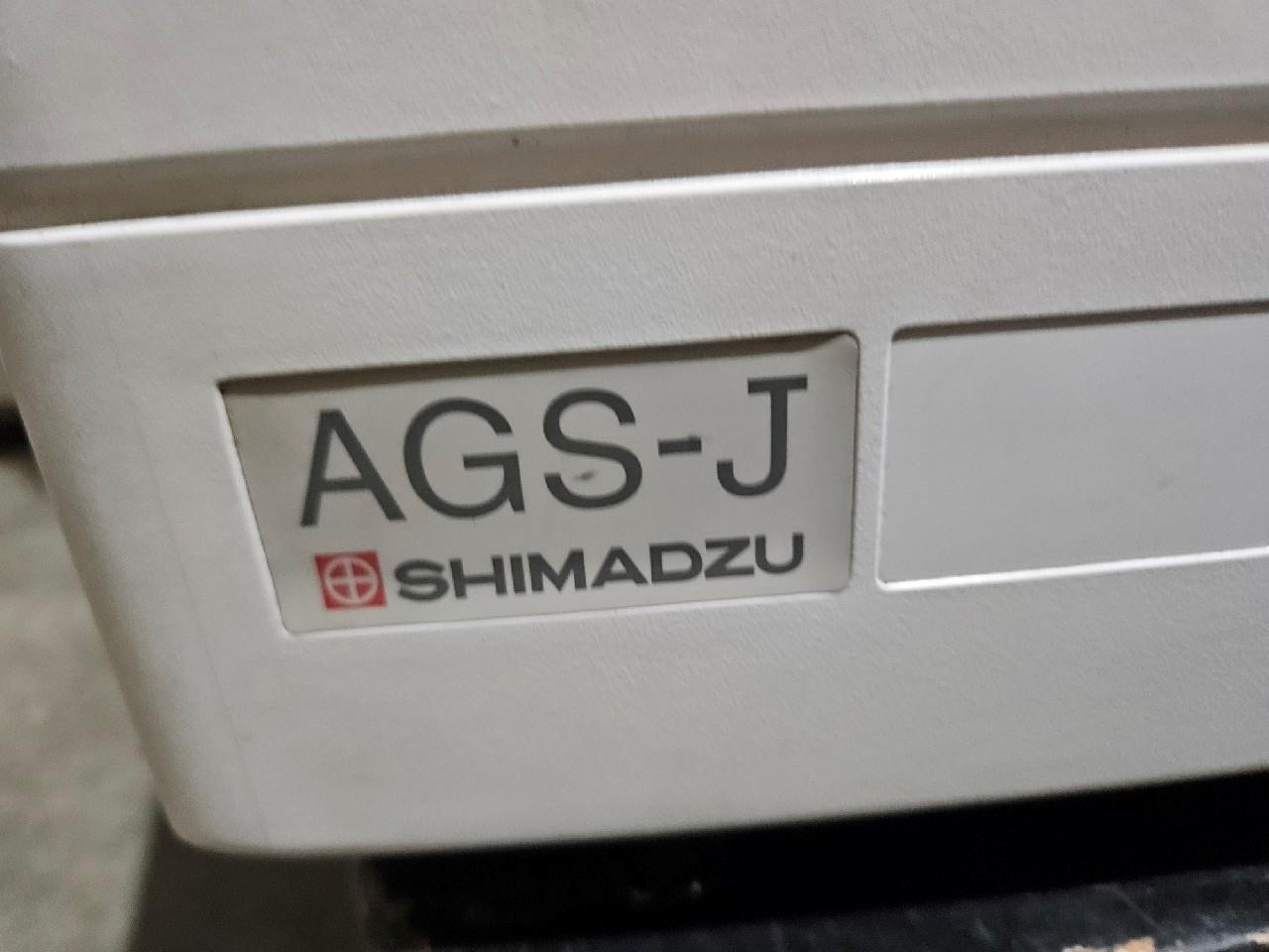 SHIMADZU AGS-J UNIVERSAL TESTING MACHINE TENSIOMETER TENSILE TESTER 346-52886-01