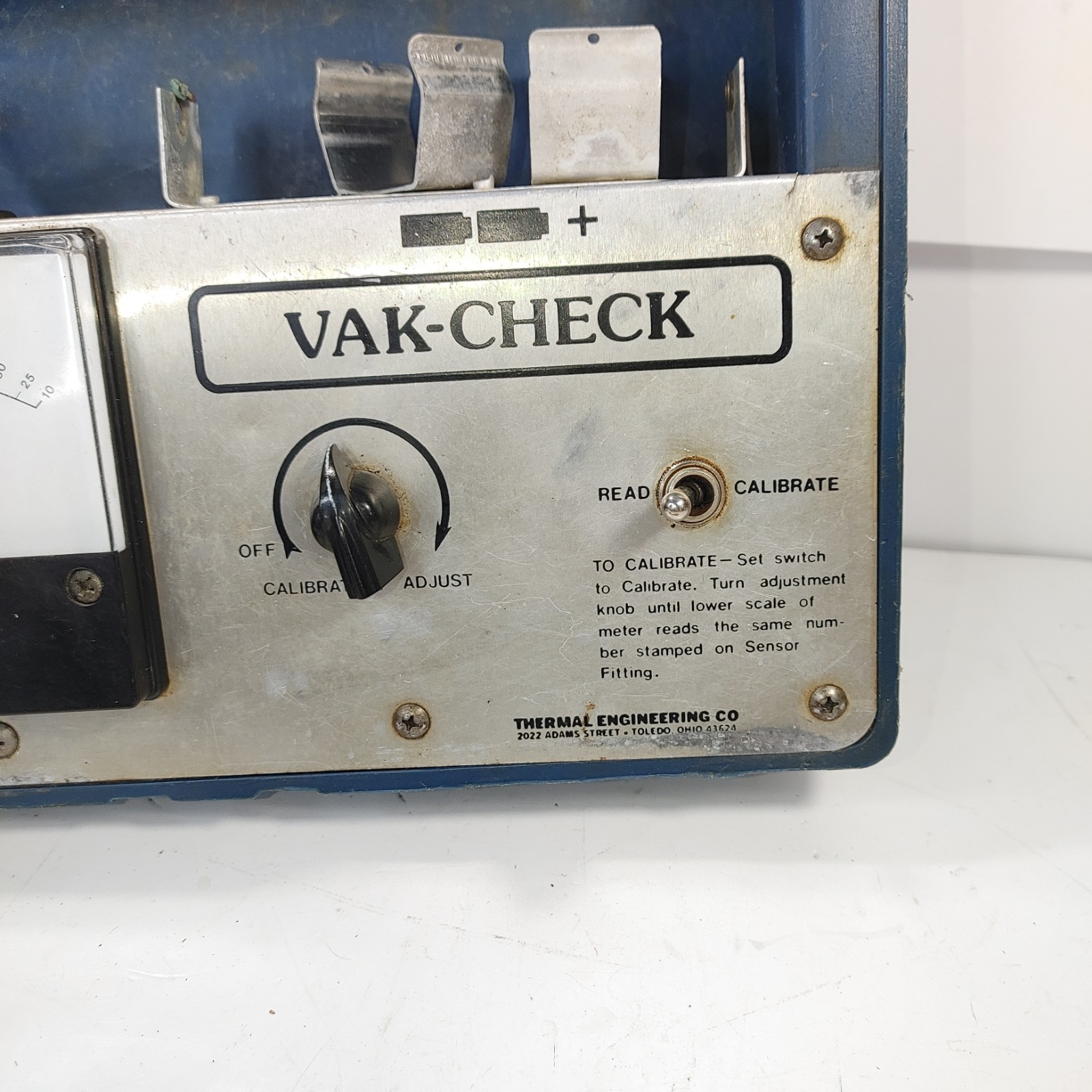 No. 4501 Thermal Vac Check Guage Tester Analyzer – Untested As IS