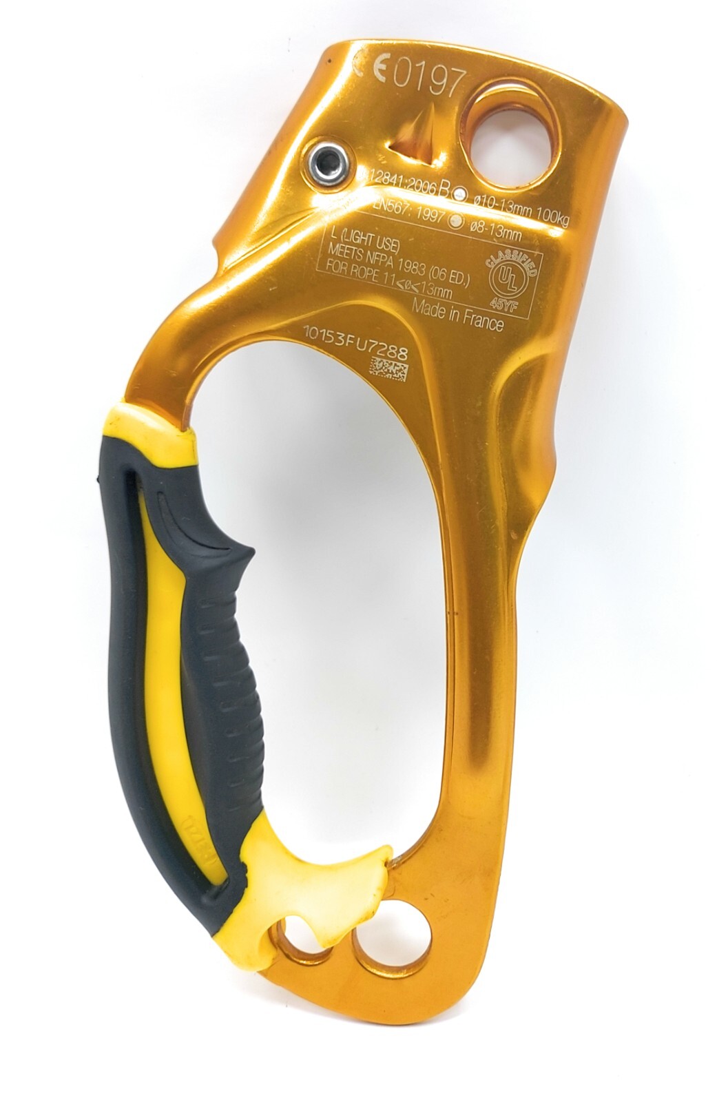 Petzl 10153FU7288 Ascension Handled Rope Clamp 152841