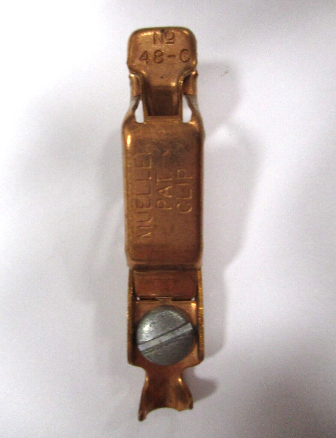 Mueller Electric 48-C Non-Insulated Clip Copper Heavy Duty Lot of 25 Pc A7491ISU