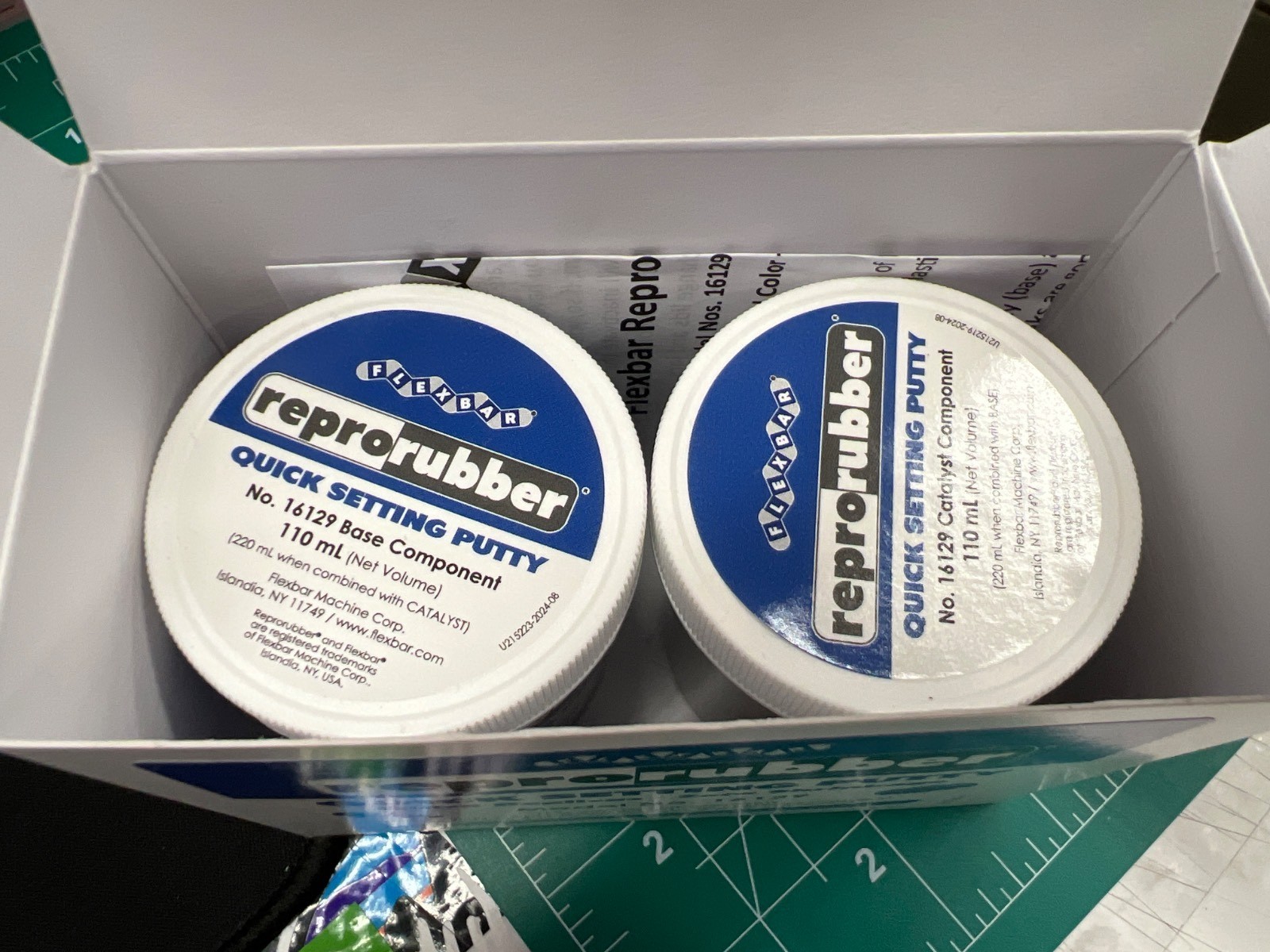 Flexbar Reprorubber 220 ml Quick Set Putty Casting Material Kit