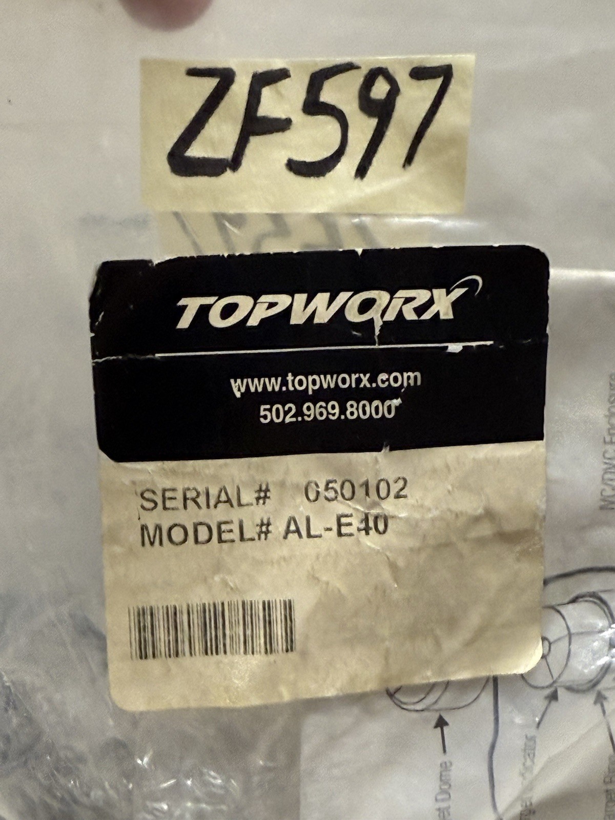 TOPWORX AL-E40 Target Assy Kit New