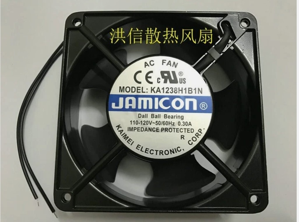JAMICON 12038 KA1238H1B1N 110V-120V 0.30A 120 * 38MM cooling fan
