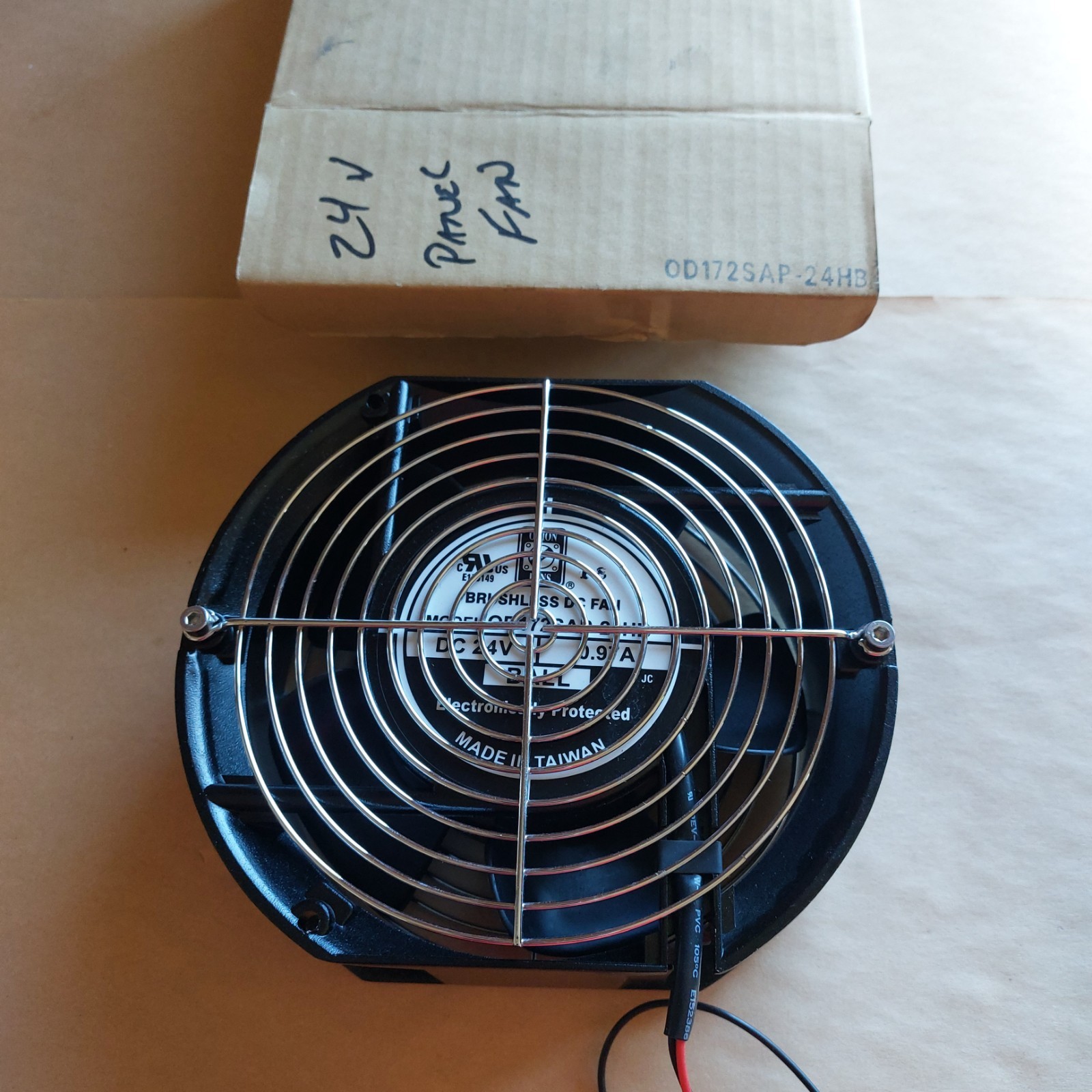ORION FANS OD172SAP-24HB BRUSHLESS DC FAN 24V, 0.97 A, NEW