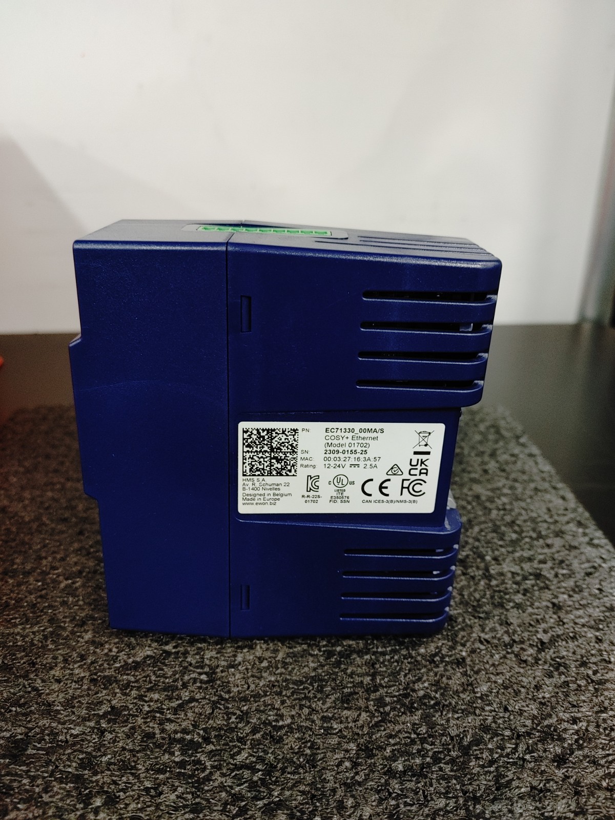 EWON 01702 EC71330_00MA/S COSY+ Ethernet Industrial Remoter Access Router