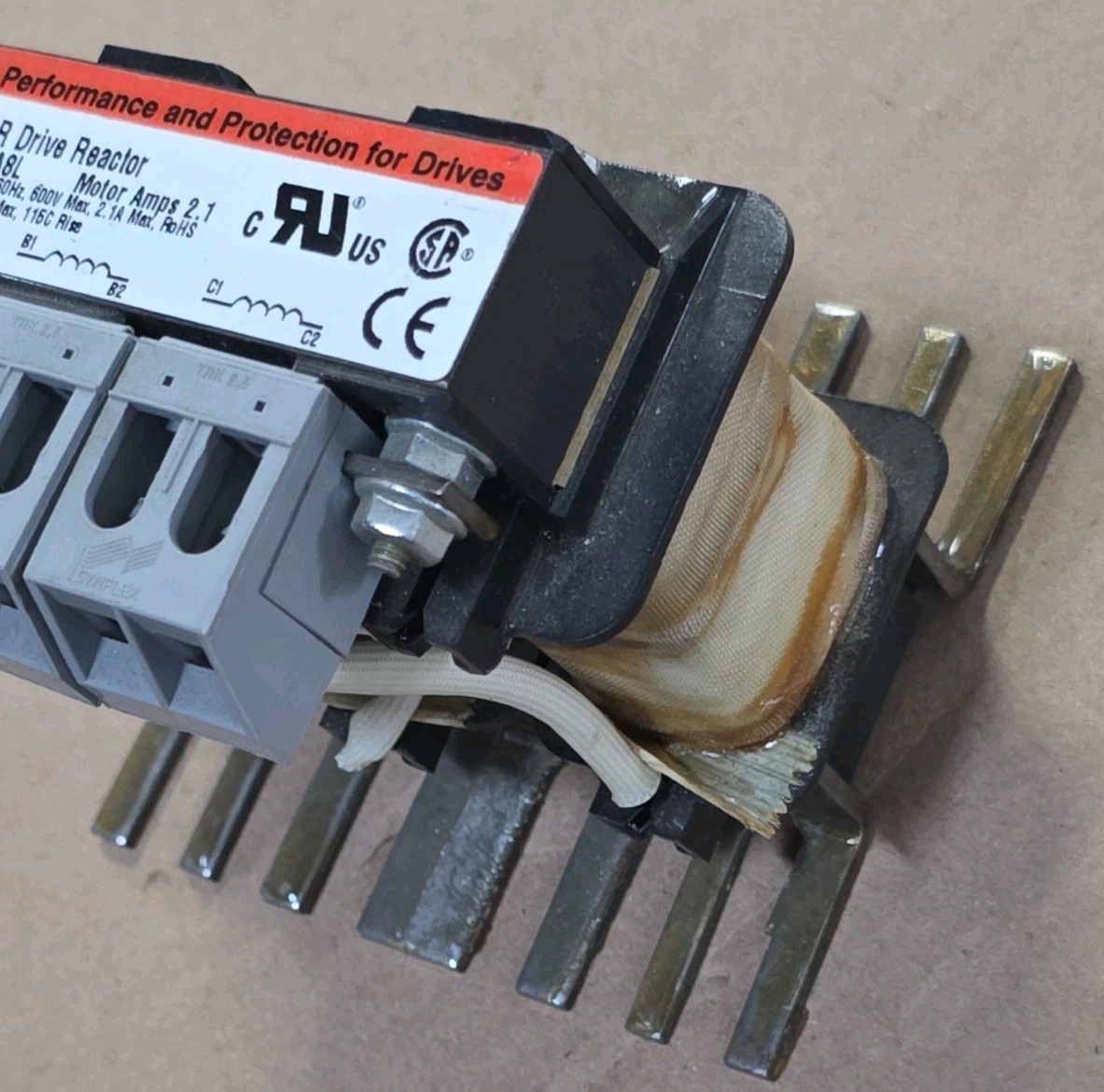 TCI 2.1A 3PH 600V DRIVE REACTOR KDRA8L