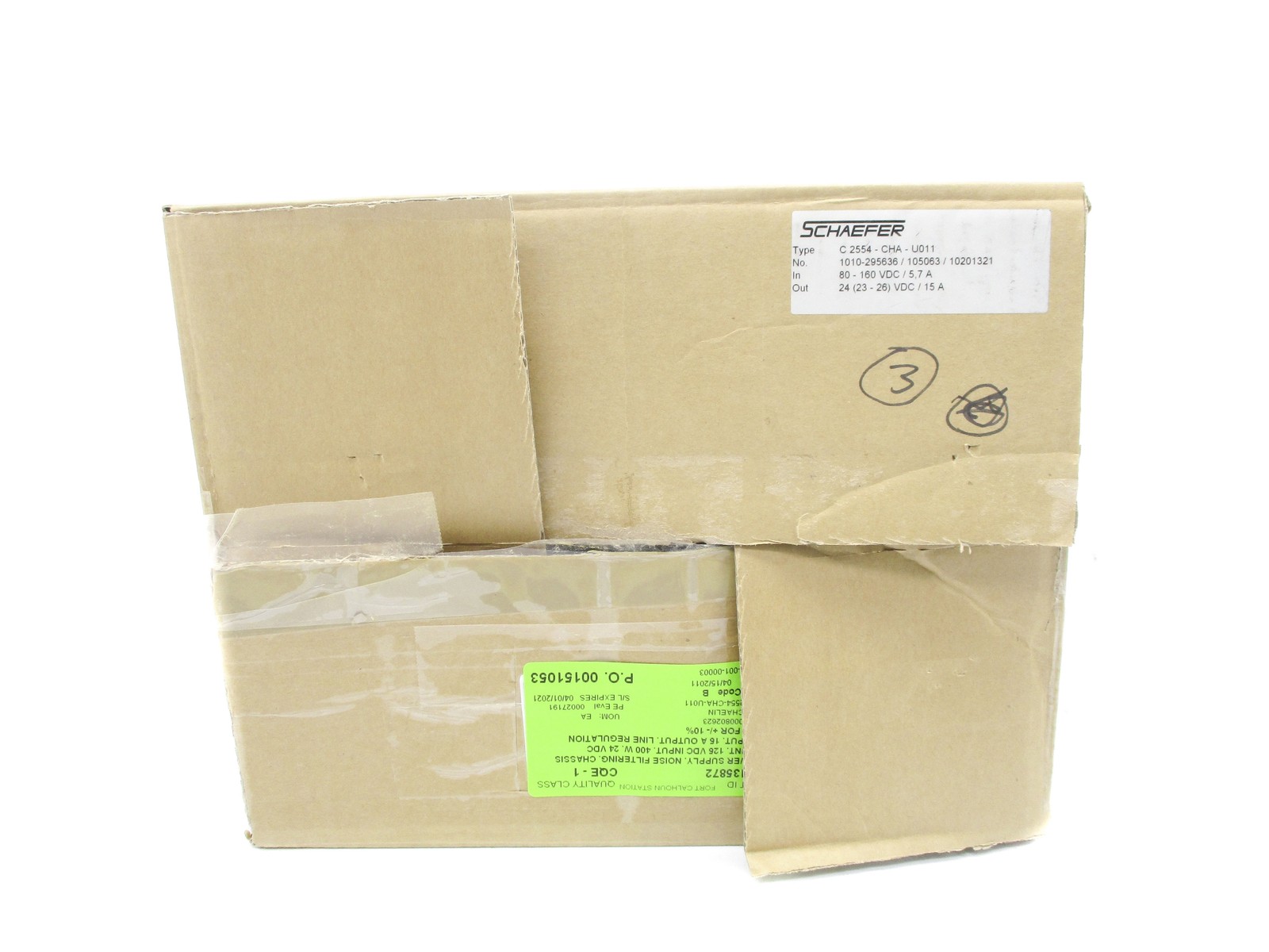 SCHAEFER C2554-CHA-U011 NSMP