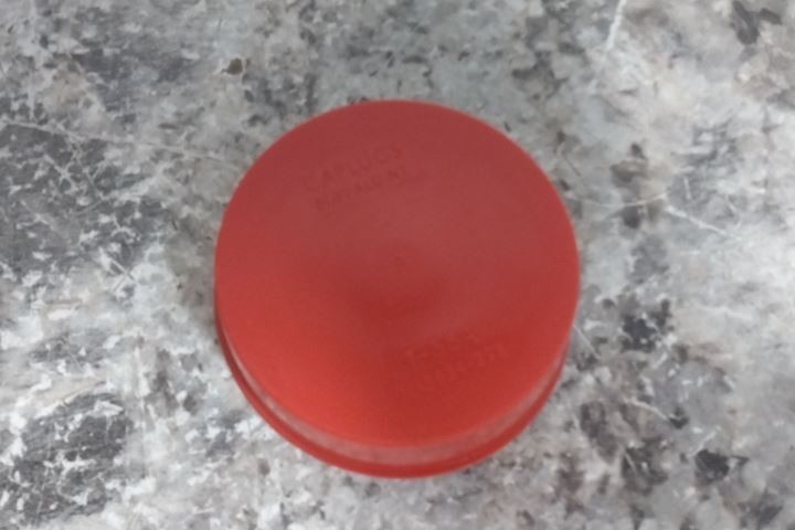 Caplugs T-55A 051901HB 500 Pk 3.38 In Overall Diameter Red Tapered Cap/Plug