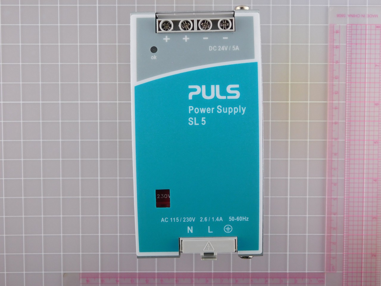 PULS SL5.100 Power Supply, 24VDC, 5A, 1Ph, 120W, X129568