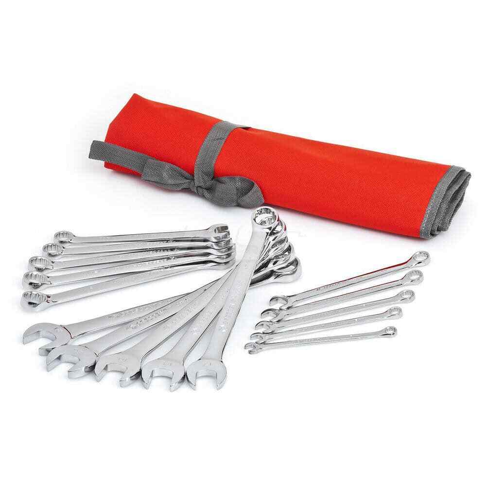 Crescent CCWS5-05 Wrench Set: 15 Pc, Metric Polished Chrome Finish