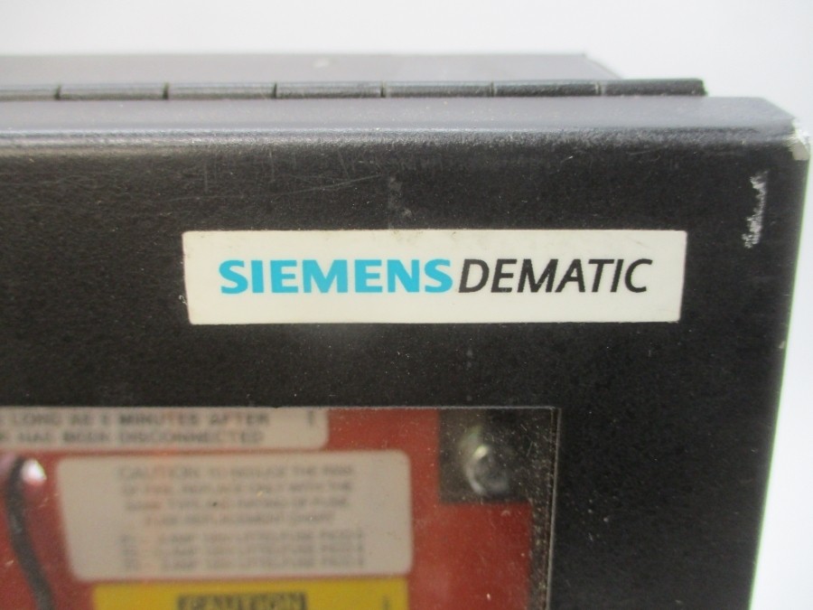 SIEMENS DEMATIC K001752CAA 00XC14M001 120VAC 3A NSNP