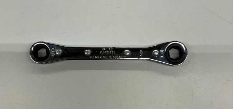 Proto 1192M-A 9mm x 10mm Flat Box 6-Point Ratchet Wrench