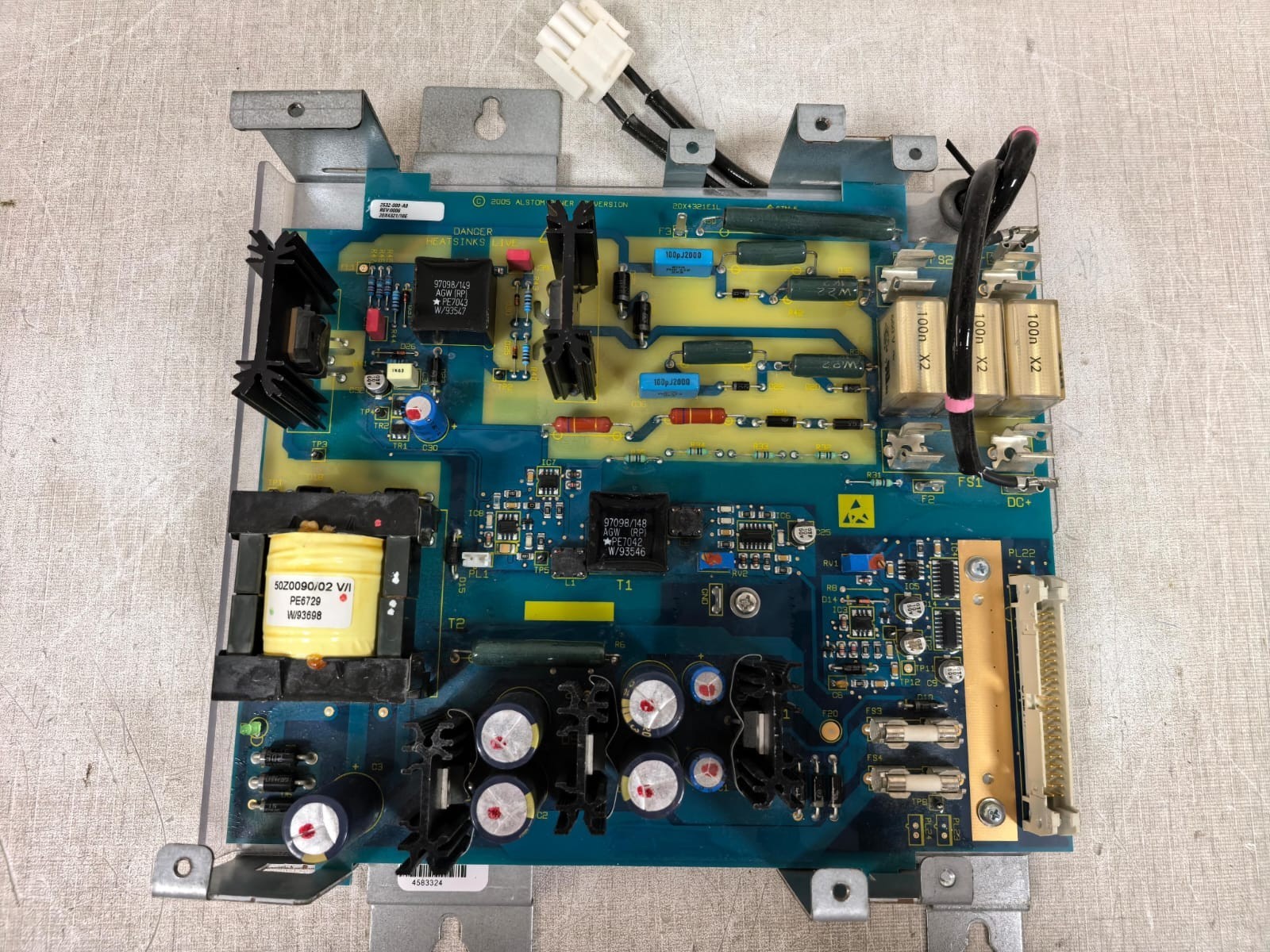 GE ENERGY ALSTOM MVC3003-4003ASC REV.0016 MV3000 SMPS POWER CONVERSION