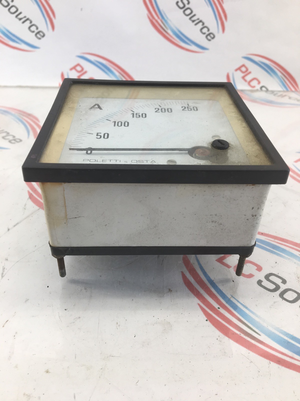 POLETTI AND OSTA 60mV 0-250 AMPERES GAUGE
