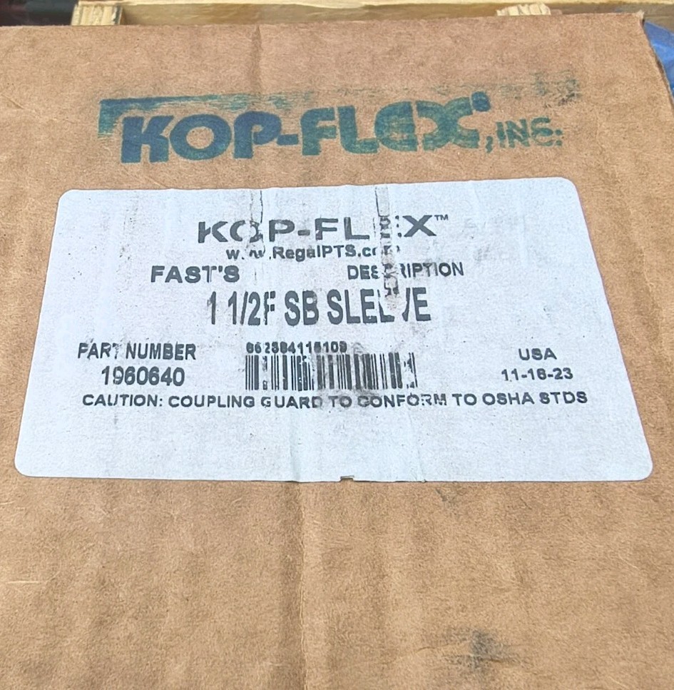 Kop-Flex 1.5 FBPL Spacer Coupling Kit 27991573-01 1960640 1960632 New NOS