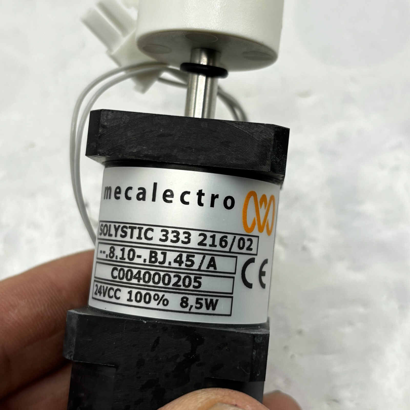 Mecalectro 333 216/02 Solenoid Interlock Switch 8.10.BJ.45 /A 24VDC COIL 8.5W ⭐