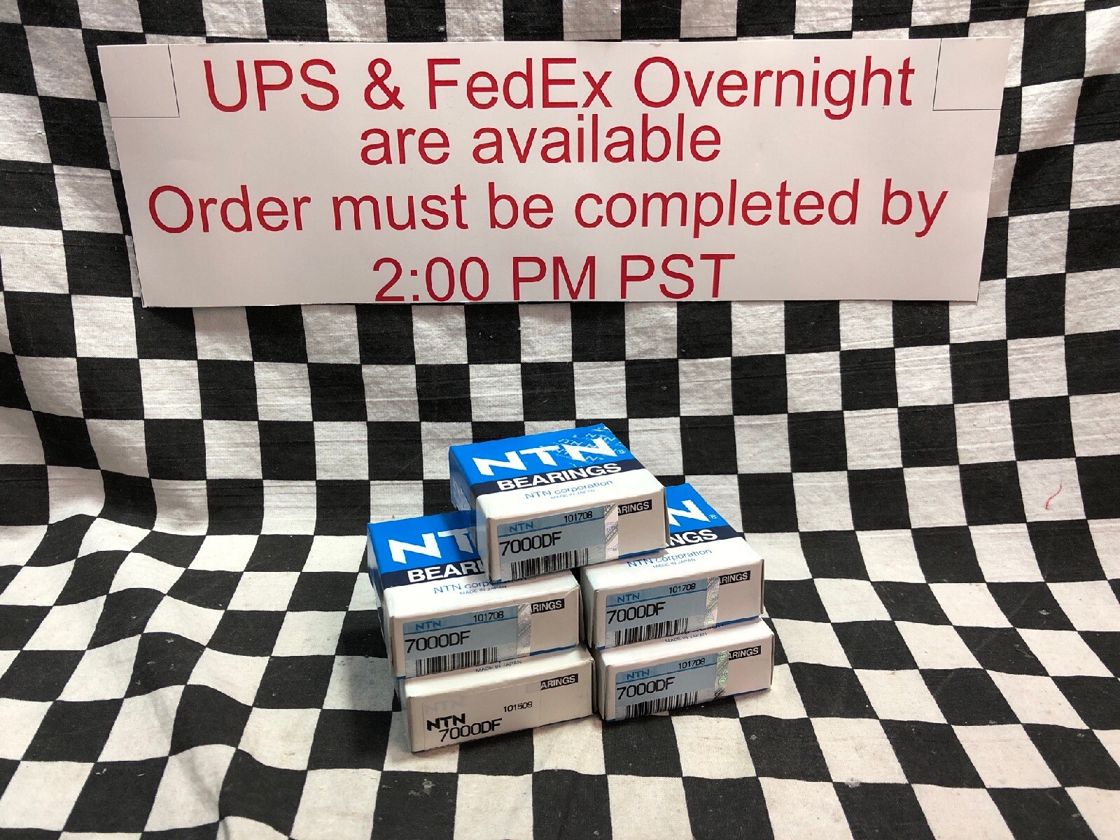 Lot Of 5 Boxes =10, NTN Angular Contact Ball Bearing, 7000DF, 101708 SHIPSAMEDAY