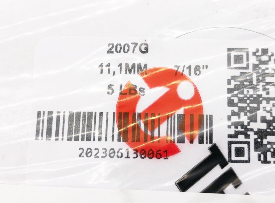 New Teadit 2007G Packing Expanded PTFE with Graphite 7/16″ 5lb Reel