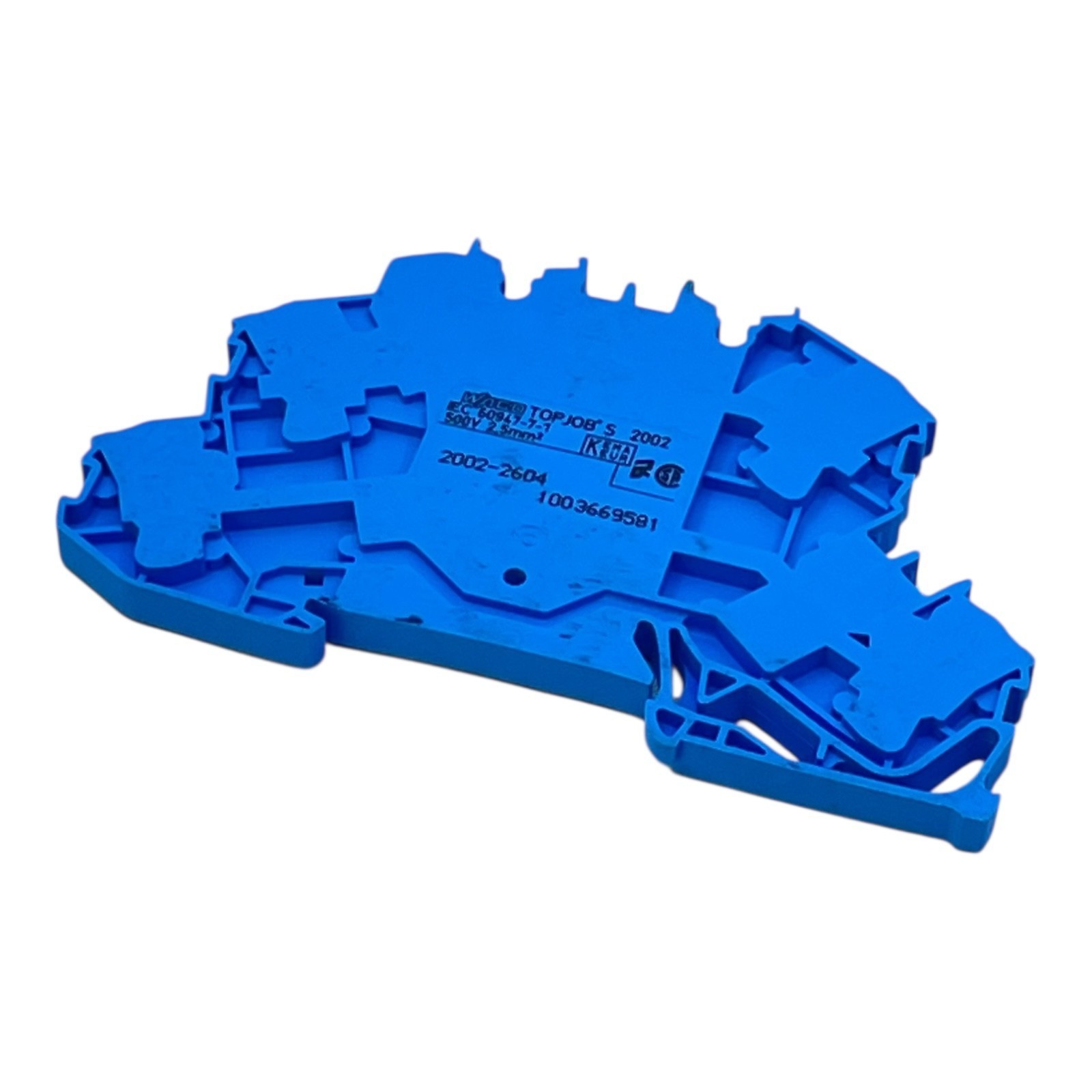 WAGO Terminal Block 2002-2604 TOPJOB S 2.5Mm² 500V Blue For DIN Rail