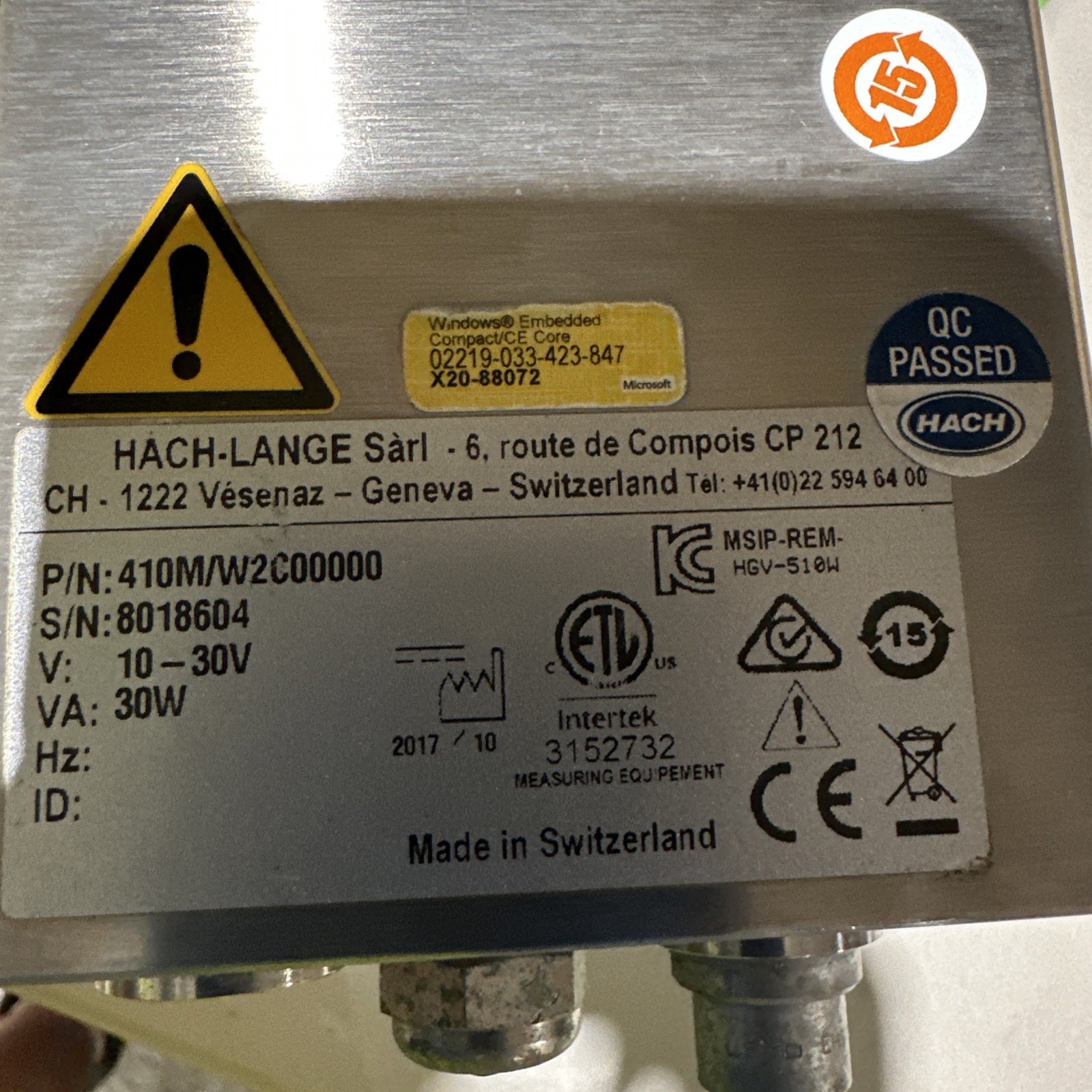 Hach Orbisphere 410M/W2C00000