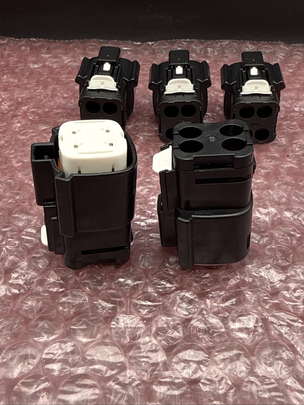 19432-0001 DC Connector, 4Ckt Female Recpt 10-12AWG Pack of 5 Molex NEW