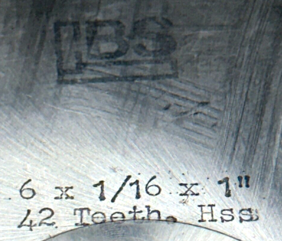 IBS CUTTER TOOL 6 X 1/16 X 1″ KEYWAY: 1/4″ CUTTING DIAMETER: 1″ BORE: 1/8