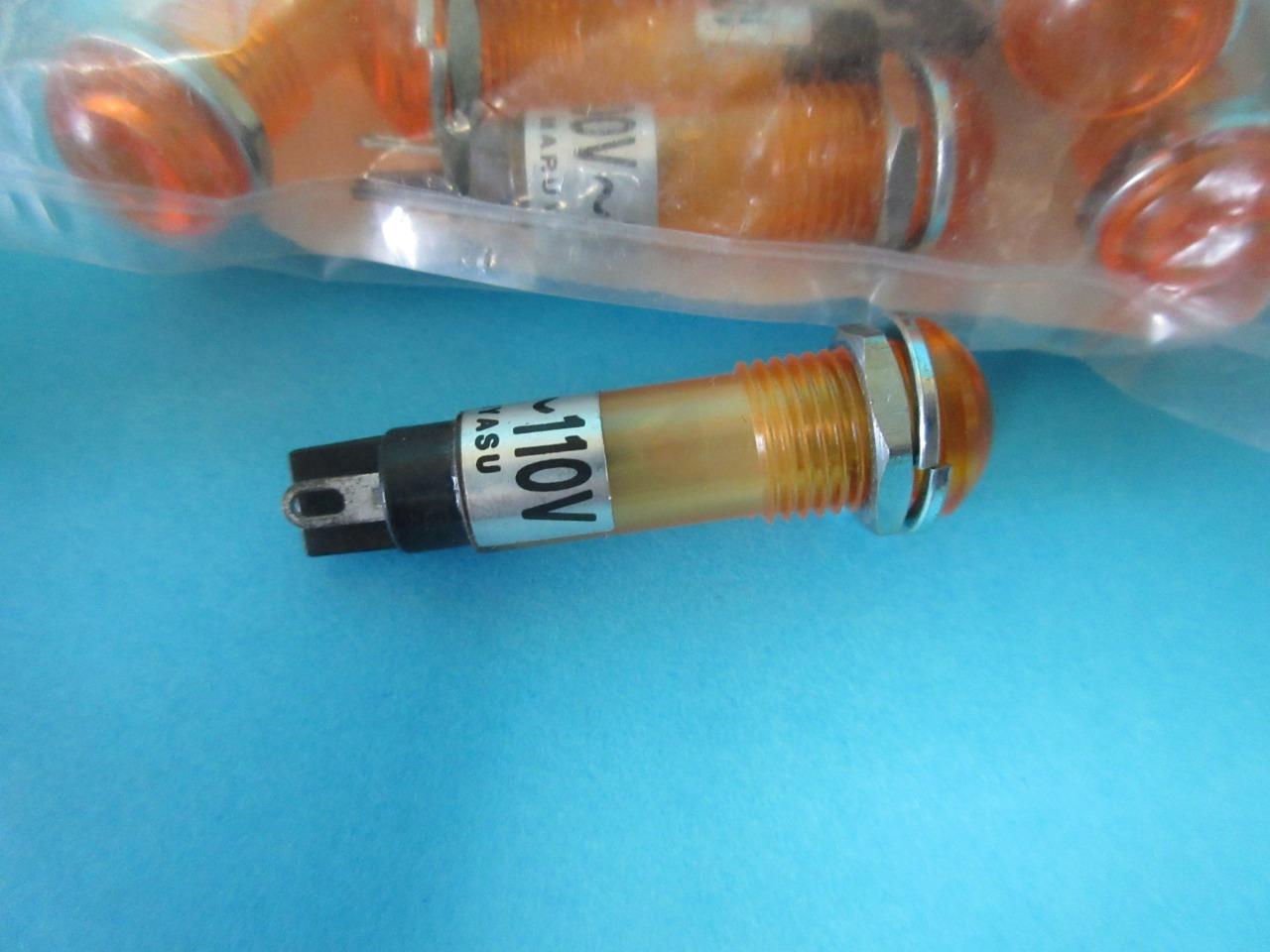 Huge Lot of New Colored Indicator Light Lamp Round Red Green Yellow Clear 110V