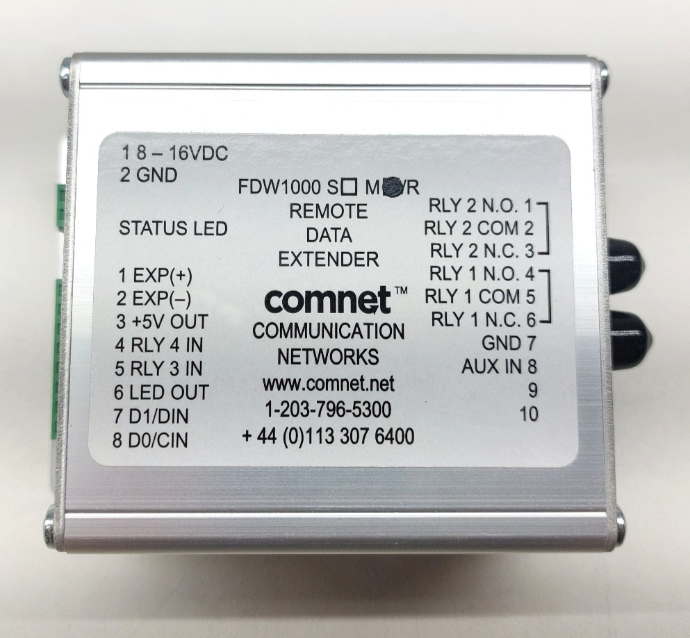 Comnet FDW1000M/R Optical Wiegand Extender Remote Unit, MM